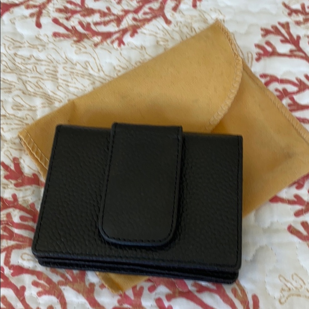 NWOT Men’s Leather Money Clip Wallet